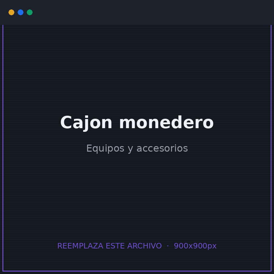 Cajón monedero